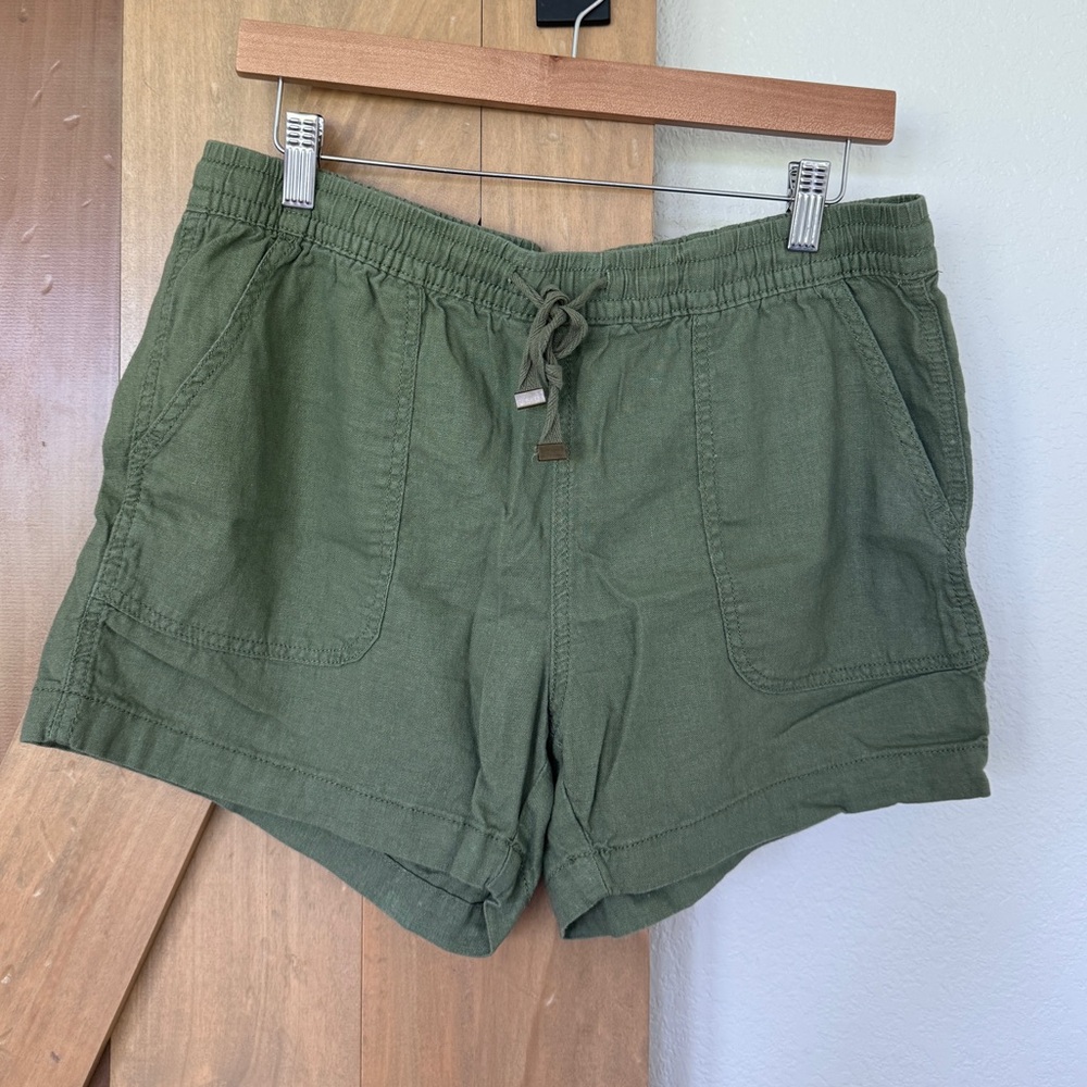 Draw String Linen Shorts
